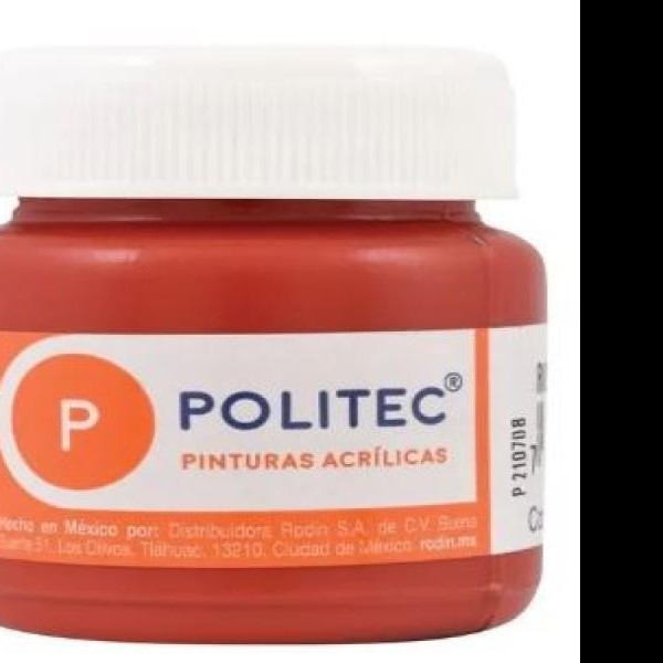 PINTURA ACRILICA POLITEC 30ML. ROJO TOLUIDINO 309 PZA